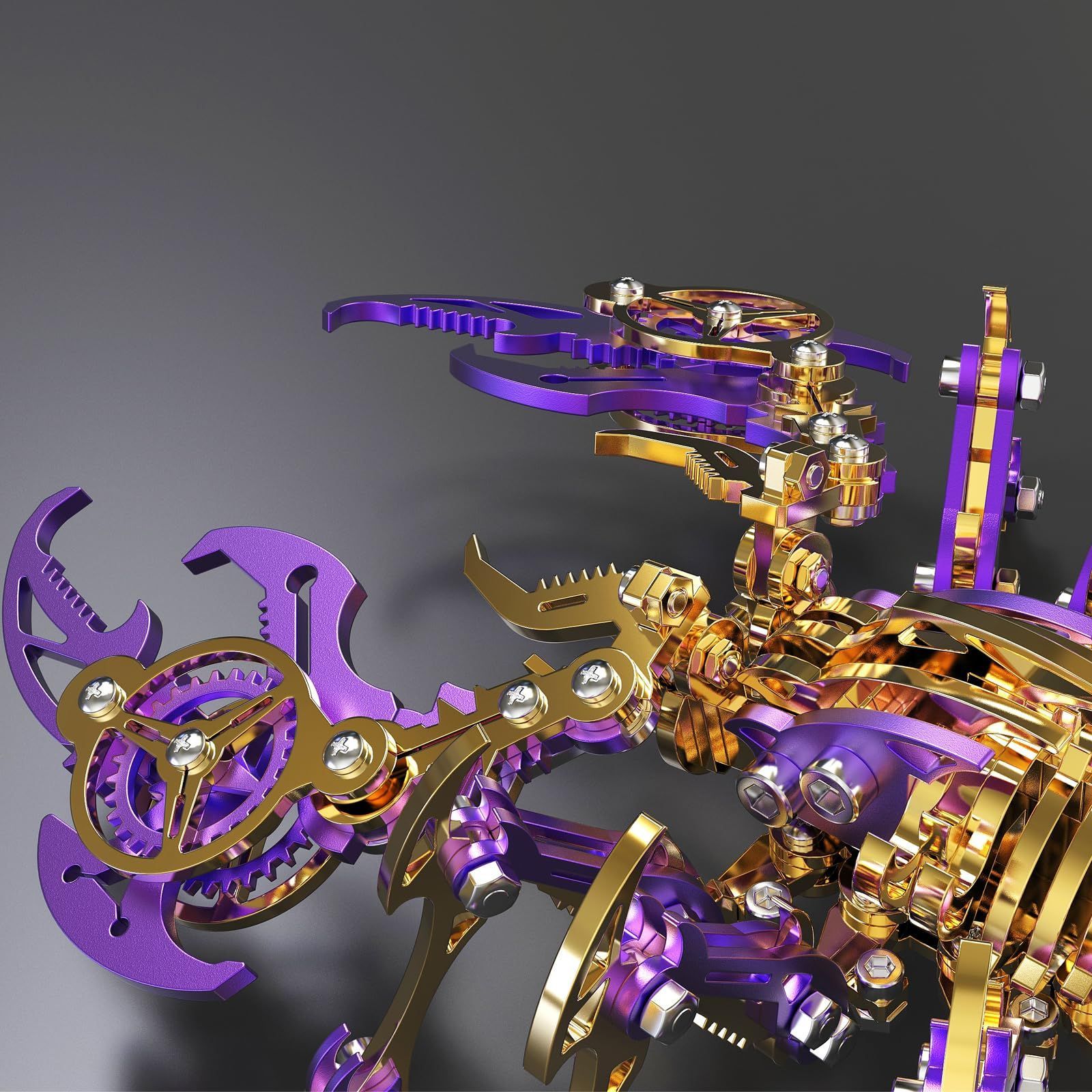 QUXOZHLU 3d金属パズル 立体パズル 大人向け サソリの3 d金属モデルキット