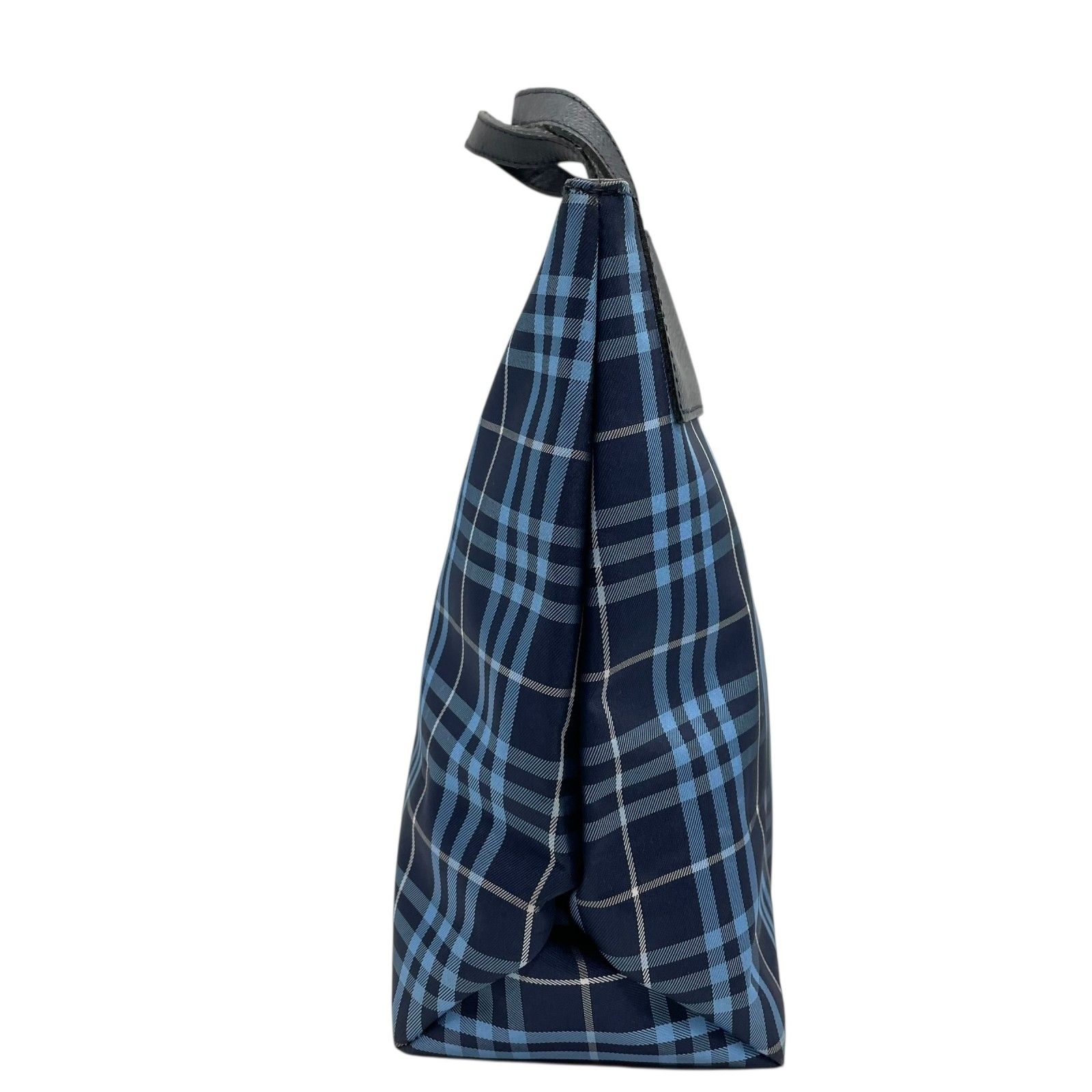 美品✨ BURBERRY LONDON トートバッグ ノバチェック A4 青 美品 BURBERRY バーバリー ノバチェック トートバッグ 青 ブルー