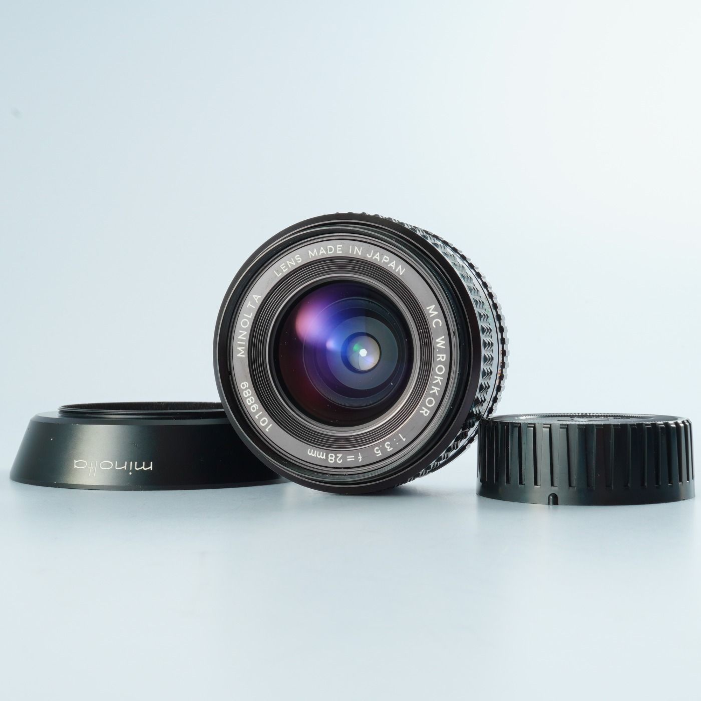 MINOLTA ミノルタ MC W.ROKKOR 28mm F/3.5 単焦点レンズ - メルカリ