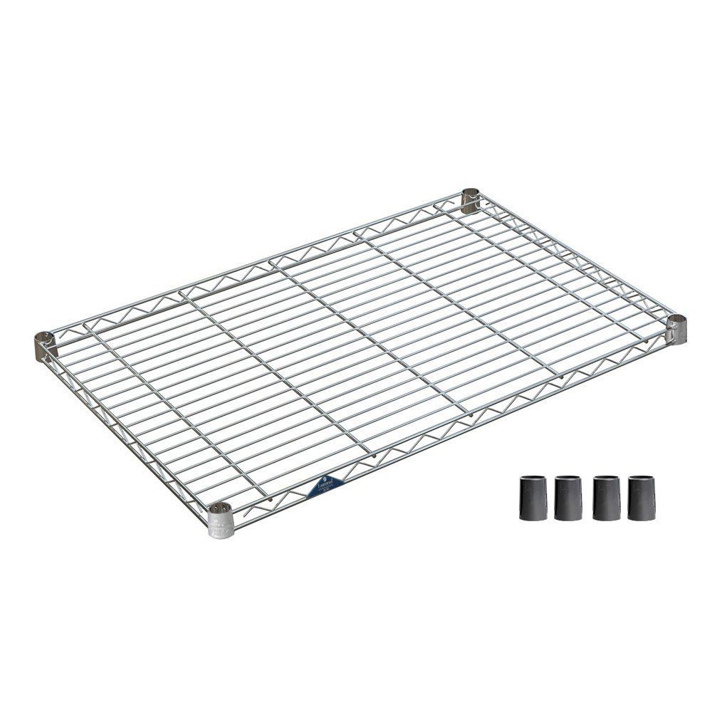 【在庫処分】スチールシェルフ 業務用 頑丈 追加棚板 耐荷重135kg 天板 スリーブ4個付き 防錆加工 SM9060N ポール径25mm 幅91.5×奥行61cm スチール棚板 幅90 スチールラックパーツ 奥行60モデル ルミナススリム ラック棚 ドウシシ