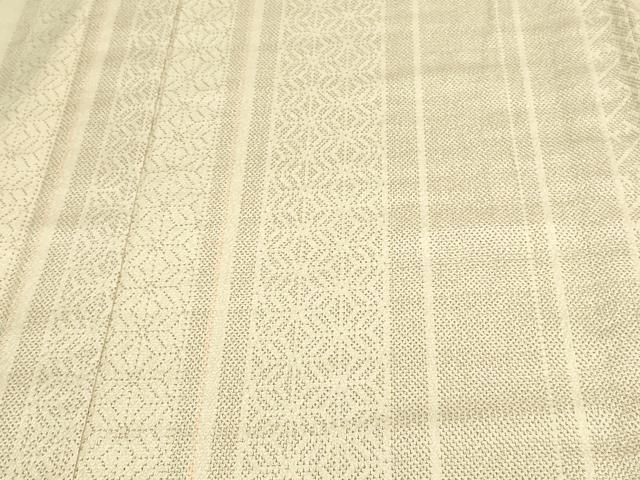 平和屋着物▽本塩沢　単衣　麻の葉間道　正絹　逸品　DAAW9363sf 平和屋着物▽本塩沢 単衣 麻の葉間道 正絹 逸品 DAAW9363sf - メルカリ