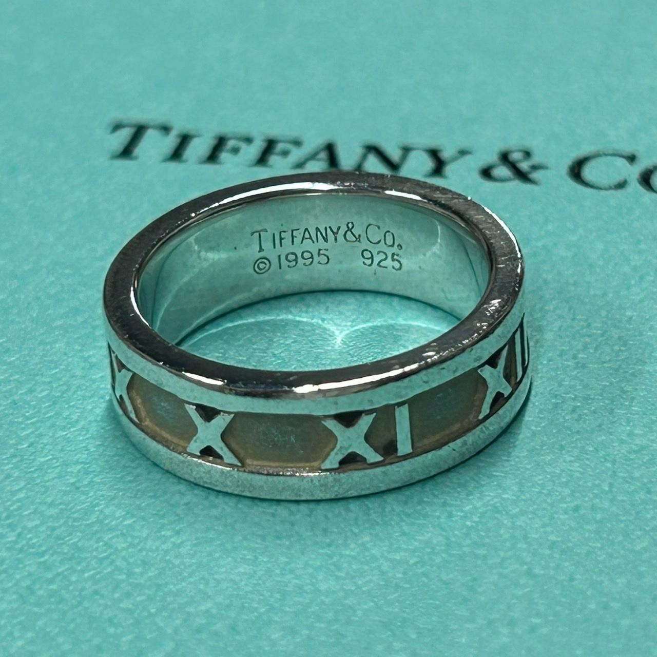 TIFFANY&CO. ティファニー　アトラス　リング　10号 TIFFANY&Co. ティファニー アトラス ダイヤモンド リング 指輪