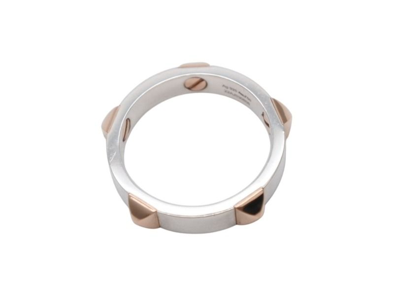 HERMES エルメス クルー ドゥ H 5クルー リング 指輪 H123646B 重量約5.0g サイズ55 14.5号 シルバー925 ピンクゴールド750 4b007807 WWW_SHINETEETH_COM