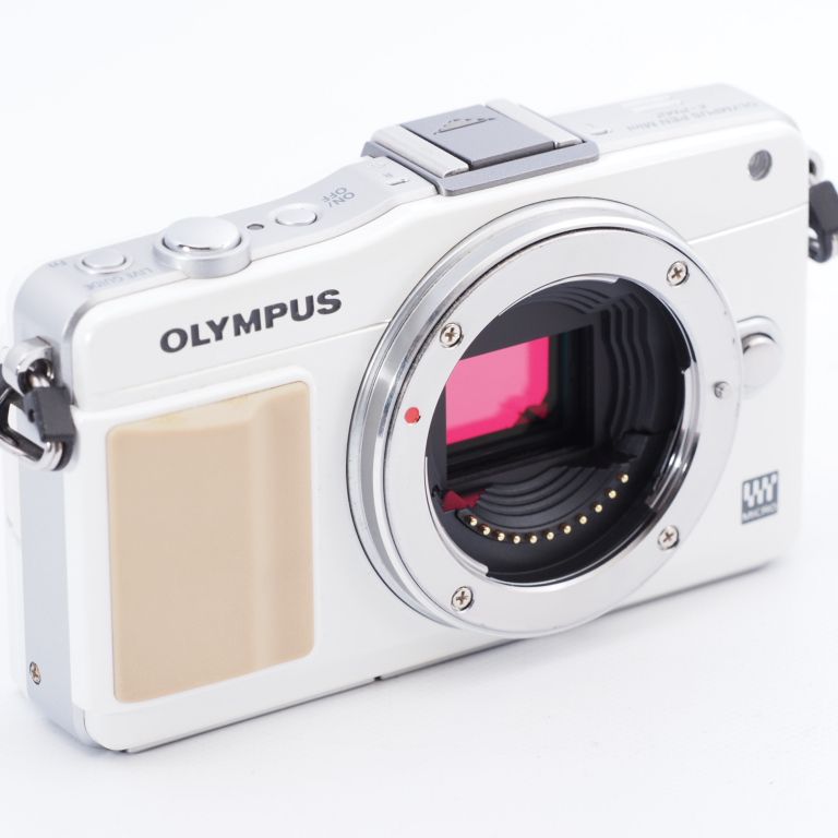 OLYMPUS オリンパス ミラーレス一眼レフカメラ PEN mini E-PM2 レンズキット ホワイト E-PM2 LKIT WHT #8545  - メルカリ