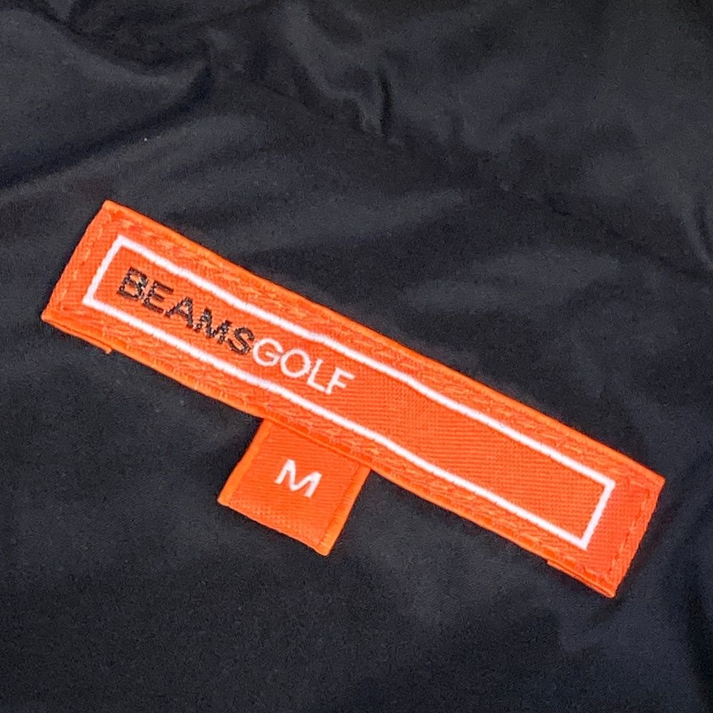 今がチャンス！ サイズ M BEAMS GOLF ビームスゴルフ フード付き 中綿ジャケット レオパード柄 ブラック系 240101508226 ゴルフウェア レディース ストスト