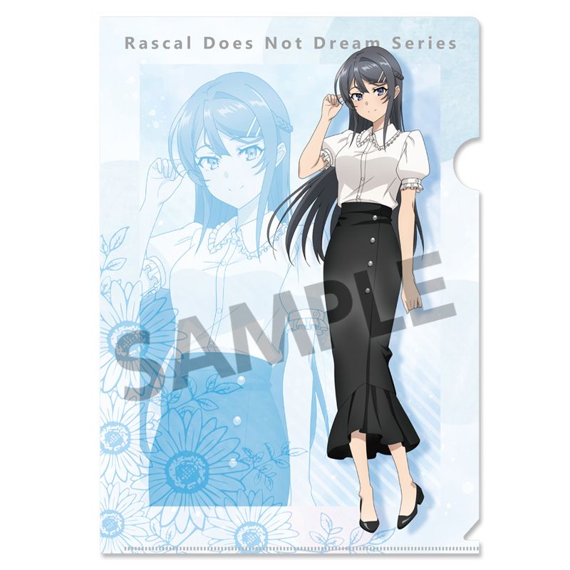 ⚡非売品/新品未使用⚡青ブタ 桜島麻衣 限定クリアファイル 新品/公式】青春ブタ野郎シリーズ_描き下ろしクリアファイル
