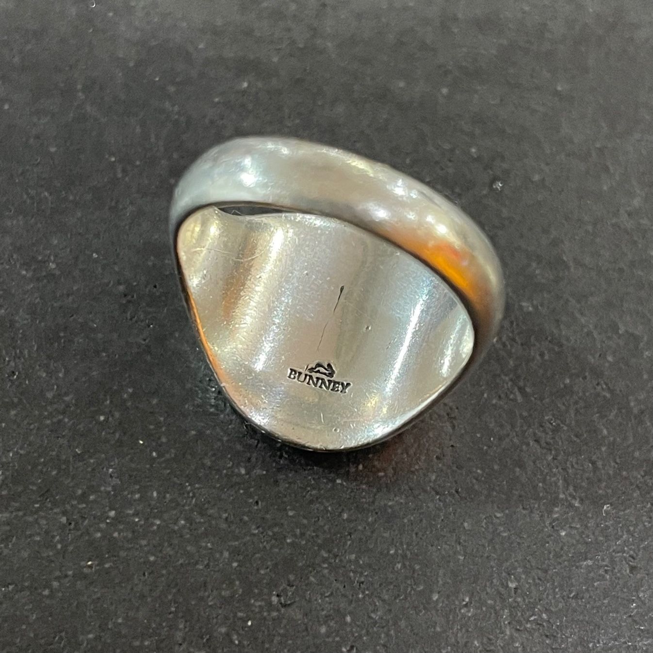 BUNNEY Hammered Signet Ring シルバー シグネットリング 指輪 バニー 