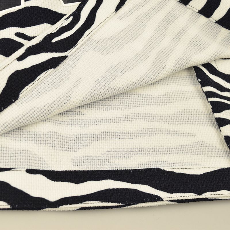 サイズ：1・M・新品】パーリーゲイツ ビッグロゴ ゼブラ柄