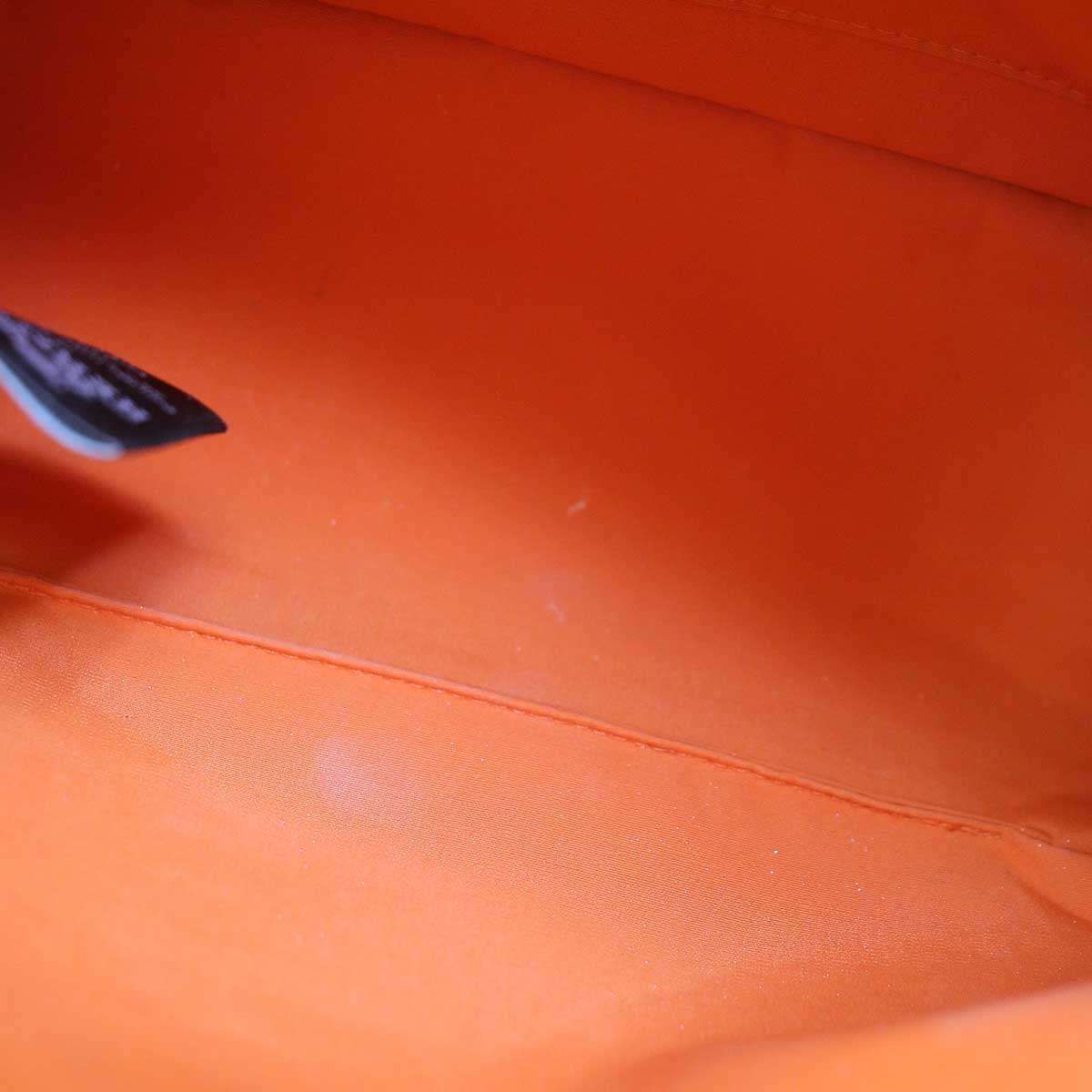 HERMES エルメス Bolide Pouch MM ボリード キャンバスポーチ オレンジ