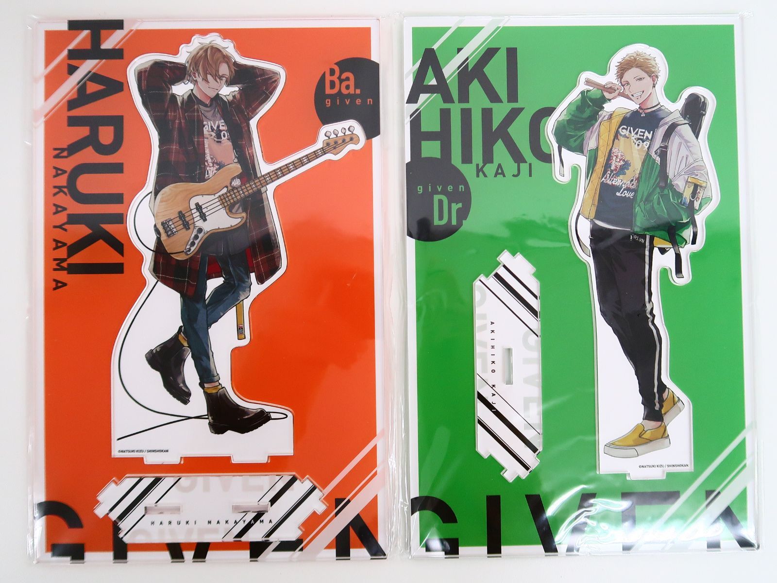 未開封】/2点セット/梶秋彦/中山春樹 つながるBIGアクリルスタンド