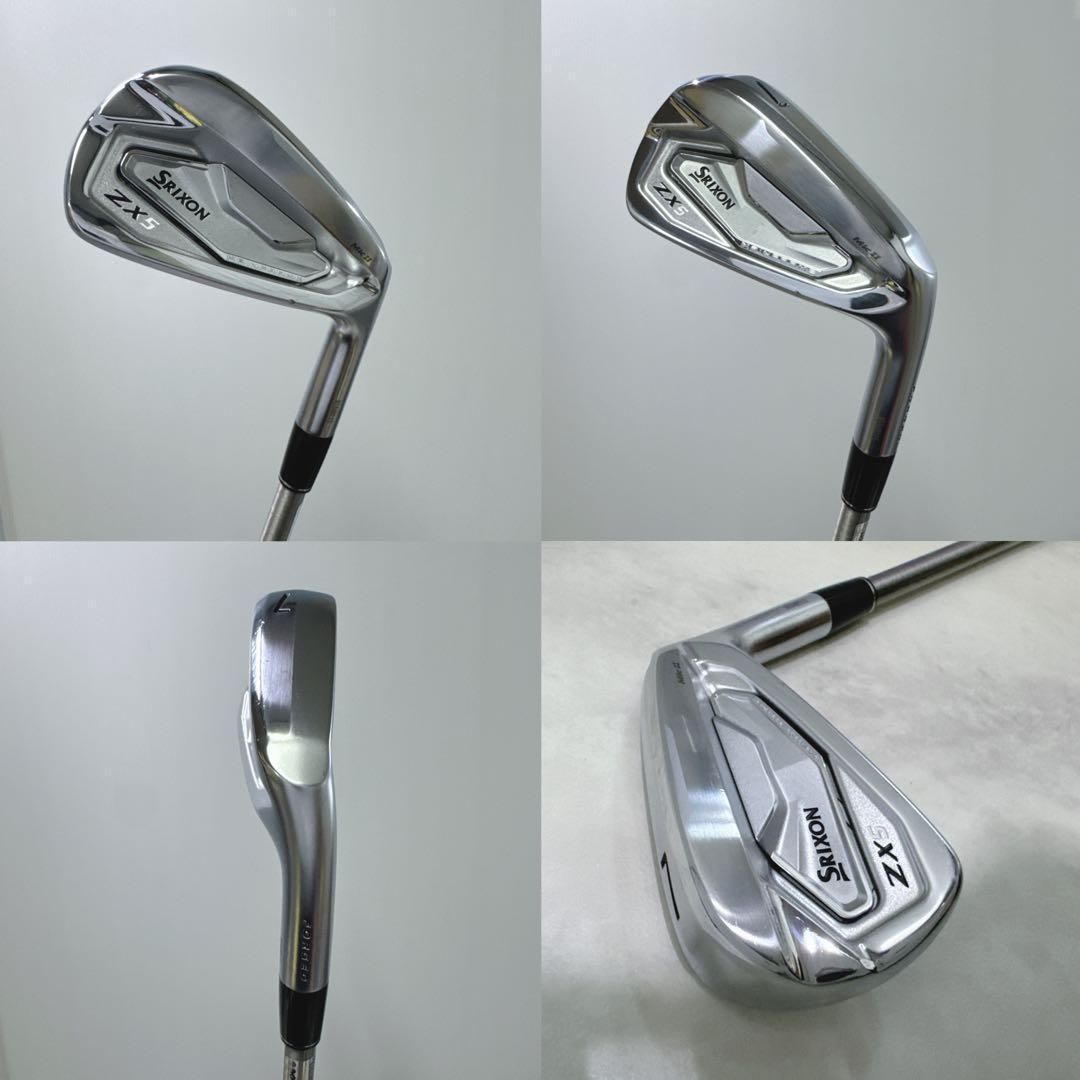 新品グリップ 美品 SRIXON ZX5MK2 7番アイアン スチールファイバー 新品グリップ 美品 SRIXON ZX5MK2 7番アイアン スチール