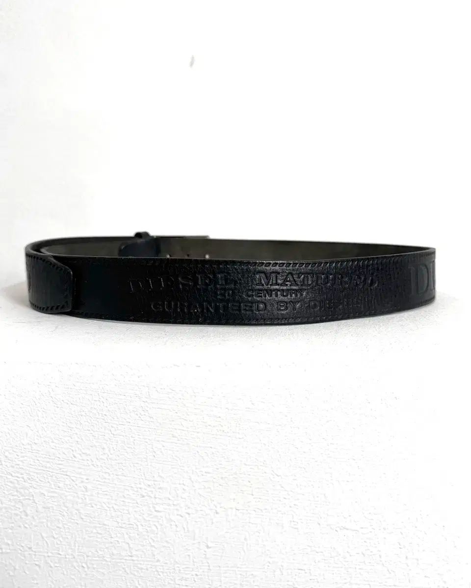 DIESEL ディーゼル ベルト 90センチ 濃茶 ブラウン 本革 DIESEL