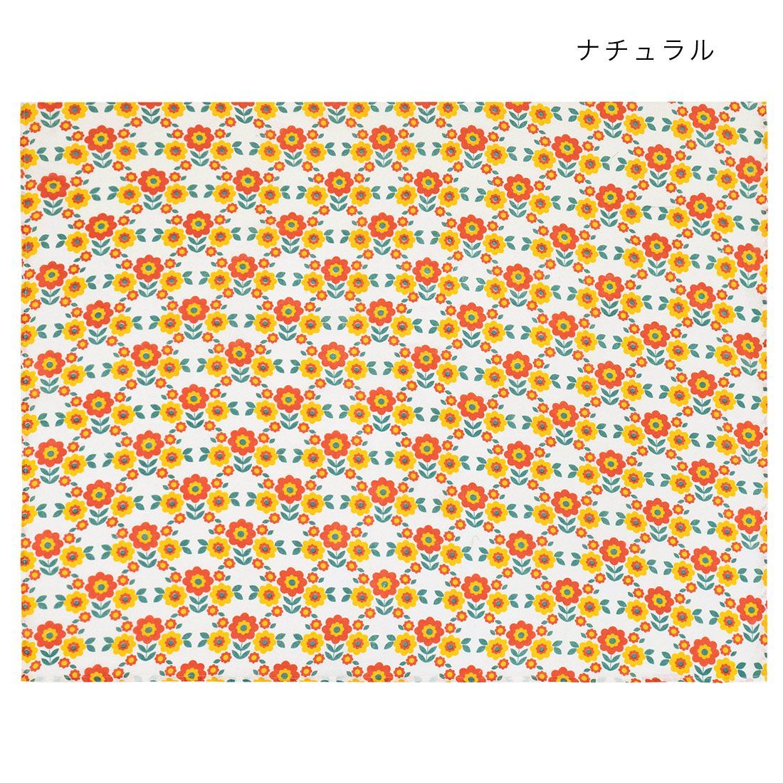 マルチクロス レトロフラワー 花柄レトロ ポップデザイン シーツ