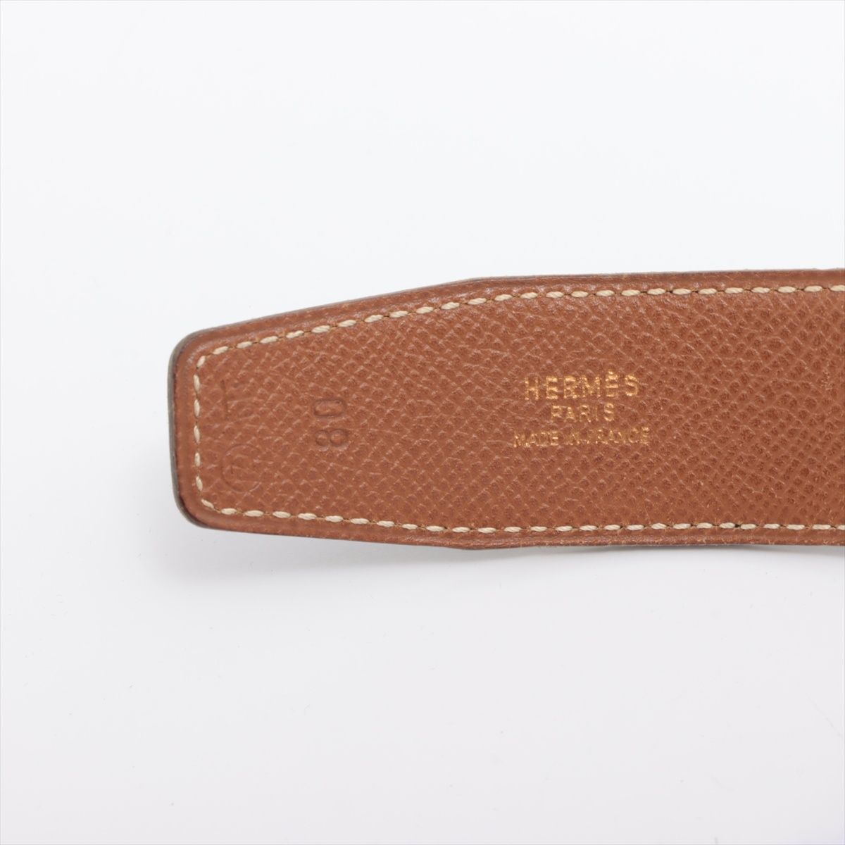 HERMES/エルメス コンスタンス リバーシブル Hベルト ゴールド