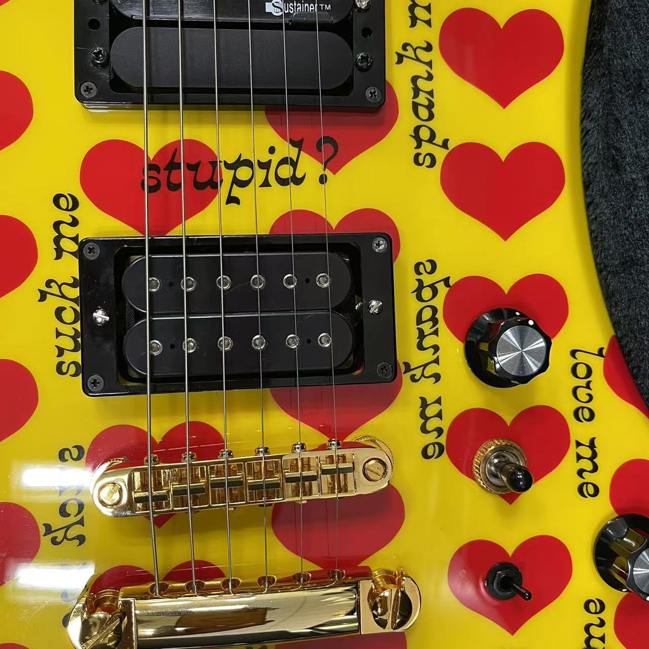 FERNANDES （Burny） MG-380S HY イエローハート X Japan hide