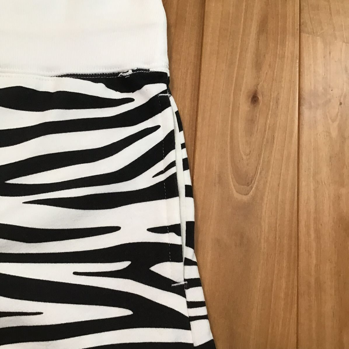 ☆新品☆ BAPE zebra camo スウェット ハーフパンツ Mサイズ a bathing