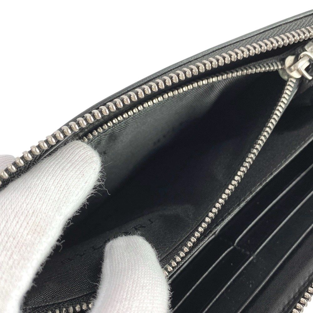 極美品✨ブルガリ 長財布 ラウンドジップ ウィークエンド ブラック PVC