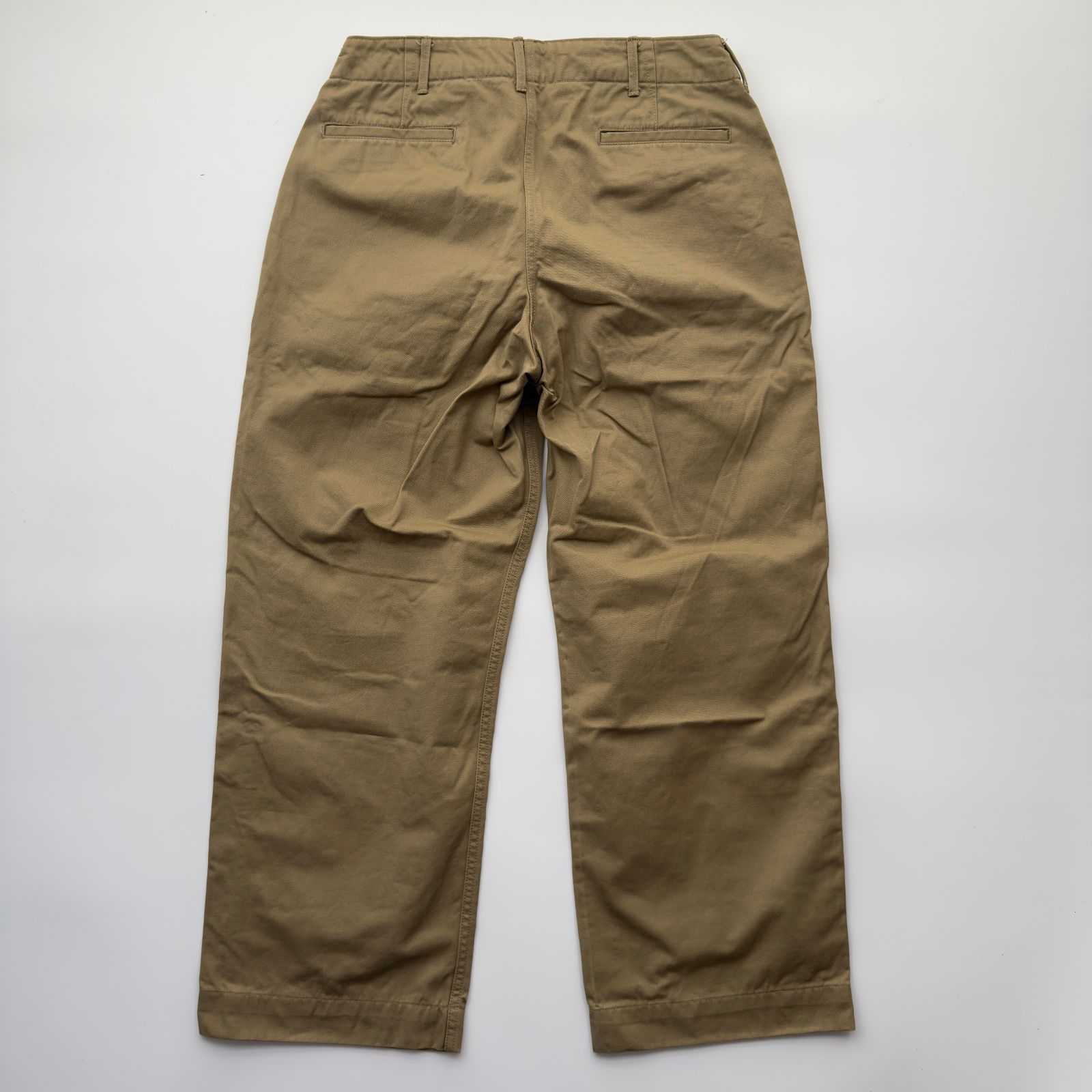 MOGI × NECESSARY or UNNECESSARY モギ × ネセサリーオアアンネセサリー 別注 アーミー チノパンツ サイズM 古着