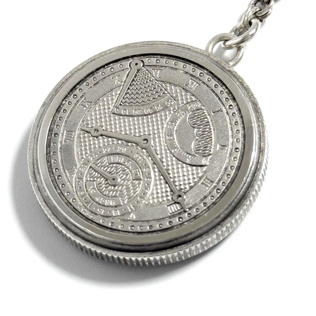 【超希少】ブレゲ　メンズ　キーホルダー　キーリング　シルバー925　時計モチーフ 超希少】ブレゲ メンズ キーホルダー キーリング シルバー925 時計