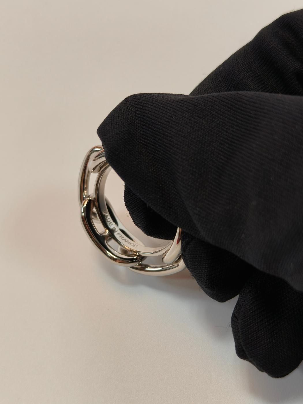 HERMES エルメス ルカデ シェーヌダンクル スカーフリング シルバー