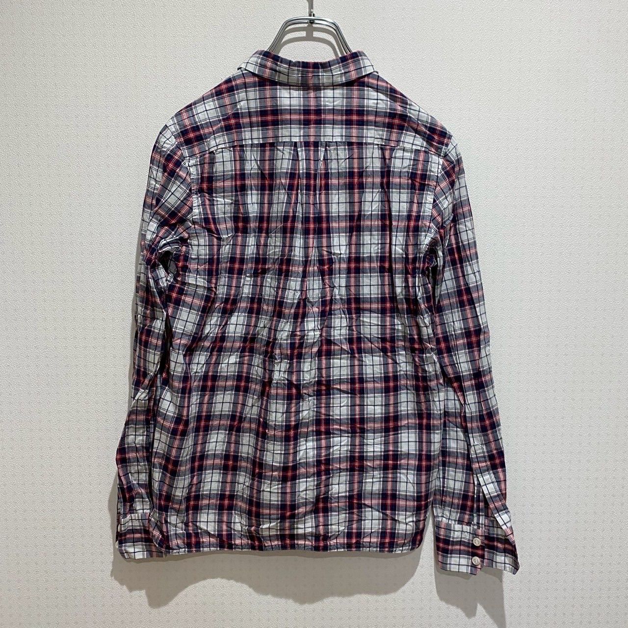 マカフィー 長袖シャツ トゥモローランド チェック柄 トップス レディース 38サイズ ブラウン系×ネイビー MACPHEE マカフィー 長袖シャツ トゥモローランド チェック柄 トップス