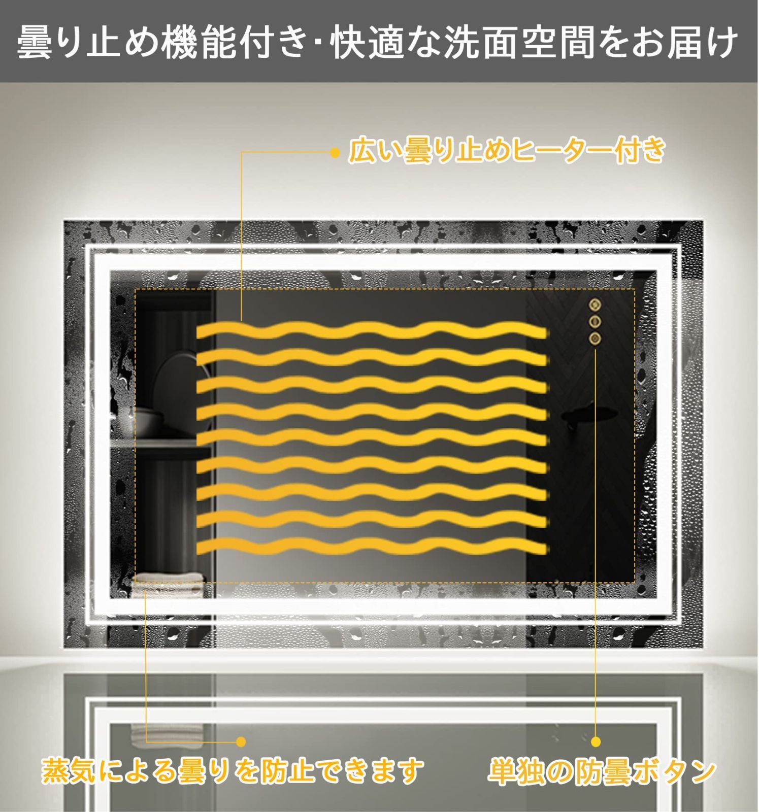 浴室化粧鏡