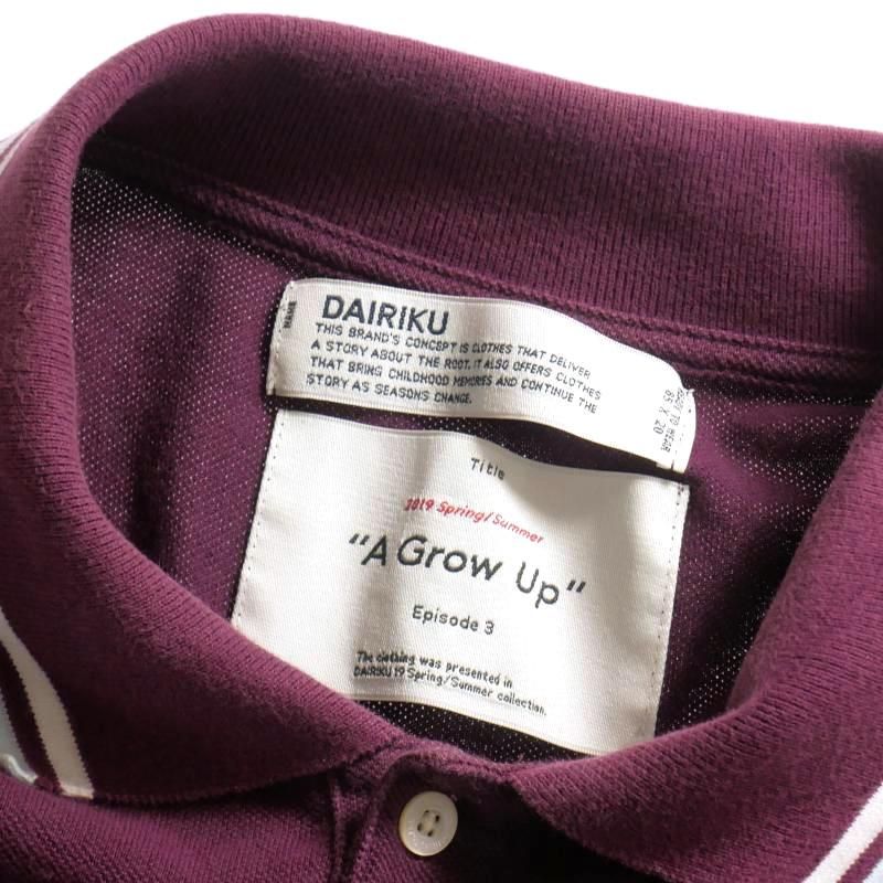 DAIRIKU 19SS night life polo shirt ポロシャツ ダイリク DAIRIKU 19SS Night life Polo Shirt ポロシャツ