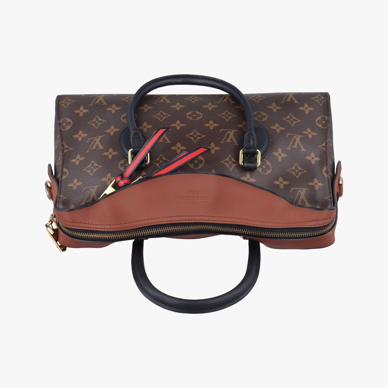配送商品は、送料0円。 ルイヴィトンLouis Vuittonテュイルリートートモノグラム ブラウン系×ベージュモノグラムキャンバス×カーフレザーM41456AA2119 色