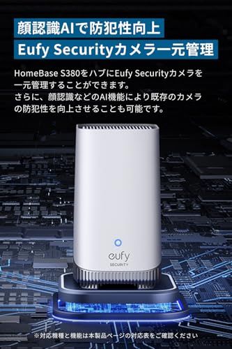 Anker Eufy HomeBase S380（AI機能付きストレージデバイス）【Eufy