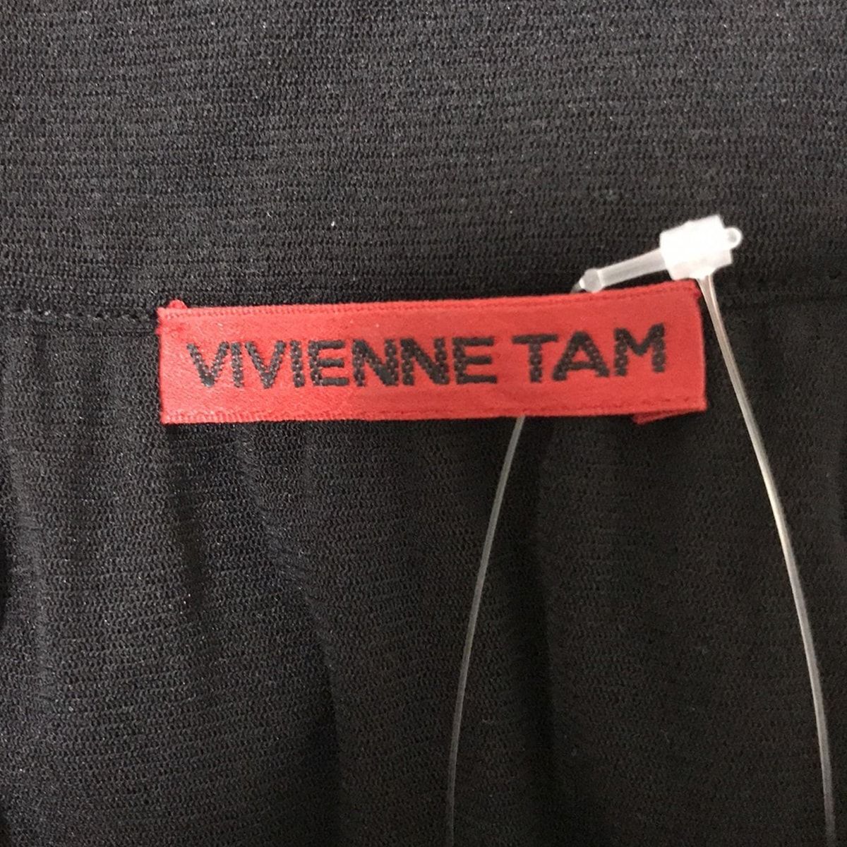 美品★VIVIENNE TAM ノースリーブ アジアンデザイン サイズ0 ヴィヴィアンタムVIVIENNE TAM フラワー刺繍パワーネット切替