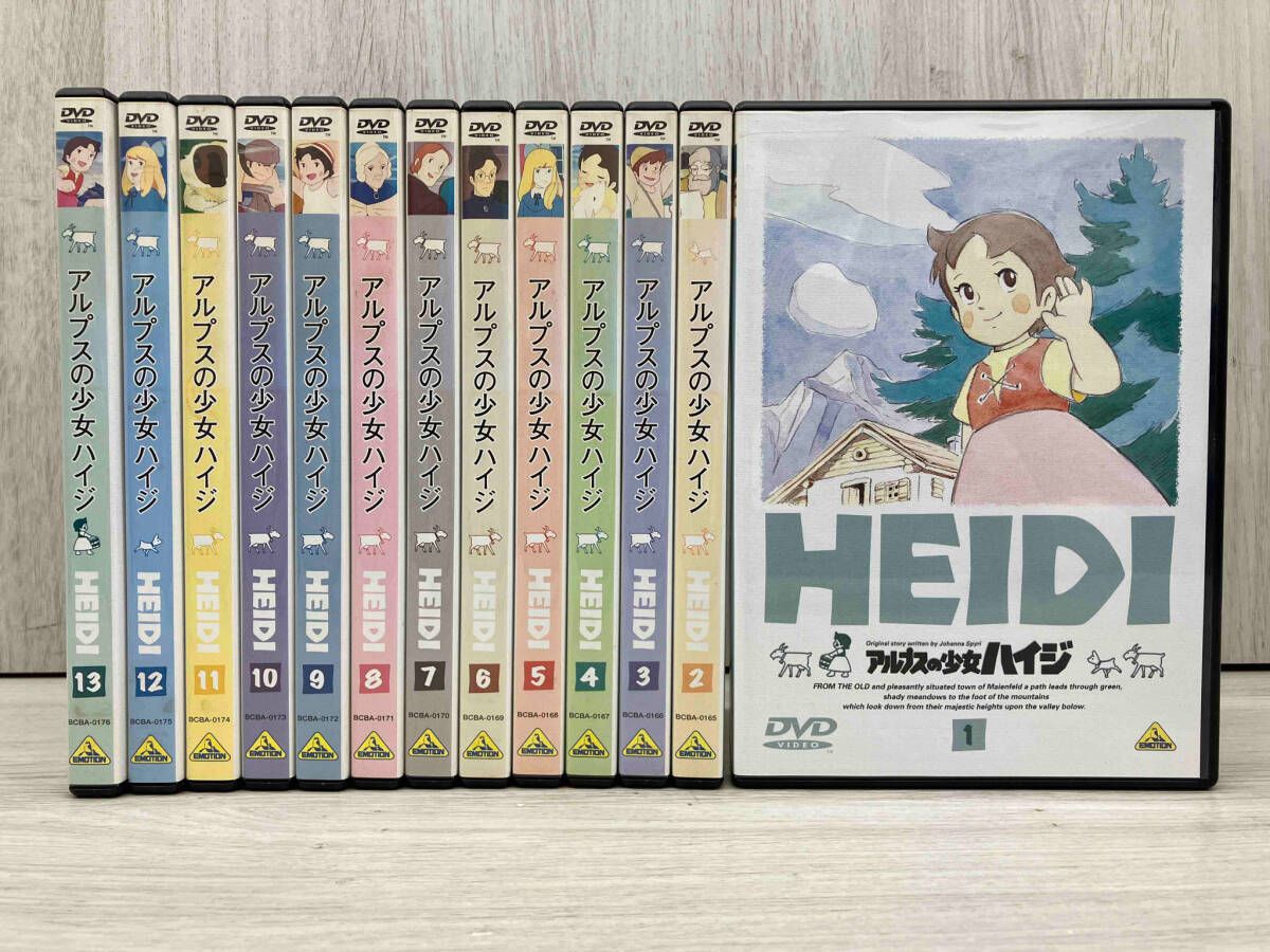 DVD 【※※※】[全13巻セット]アルプスの少女ハイジ 1~13 現状品