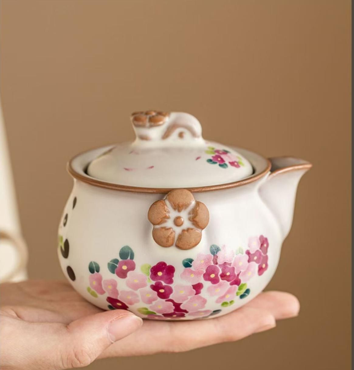 急須陶磁器急須手作りレトロプーアル単壺 06.jpg