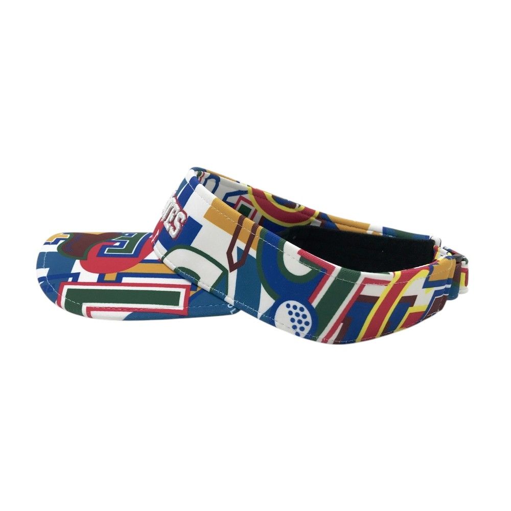 PEARLY GATES パーリーゲイツ モデル サンバイザー 総柄 ホワイト系 FR 240101467034 ゴルフウェア ストスト