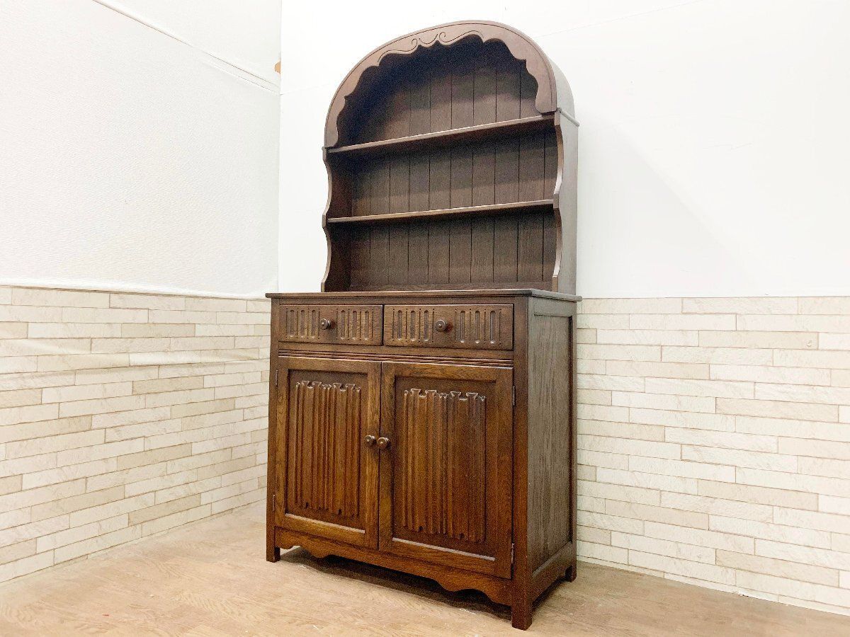 ★ 収納 棚 ウェルシュドレッサー オープンボード カップボード ナチュラル ☆ 収納 棚 ウェルシュドレッサー オープンボード カップボード