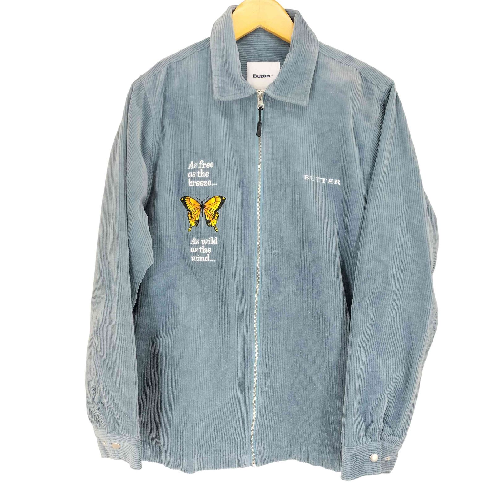 バターグッズ BUTTER GOODS コーデュロイ ジップブルゾン メンズ