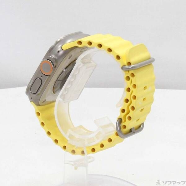 〔 品〕 Apple Watch Ultra GPS Cellular 49mm チタニウムケース イエローオーシャンバンド 269