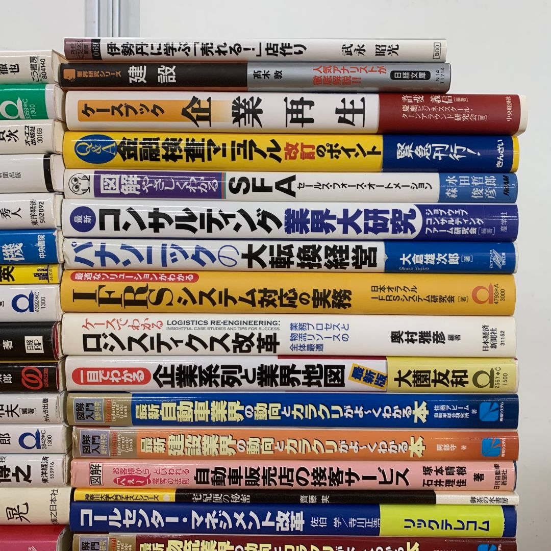 [破格]参考書まとめ売り　バラ売り可！ □01)【同梱不可】ビジネス・経営の本 まとめ売り約45冊大量