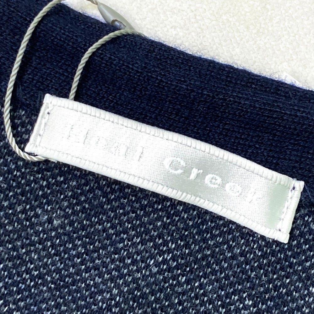 サイズ：50 HEAL CREEK ヒールクリーク ニットベスト ネイビー系