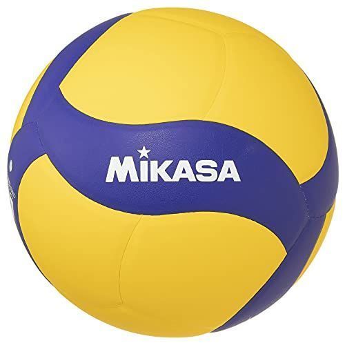 ミカサ バレーボール 4号 小学校試合球 軽量球 黄/青 V400W-L
