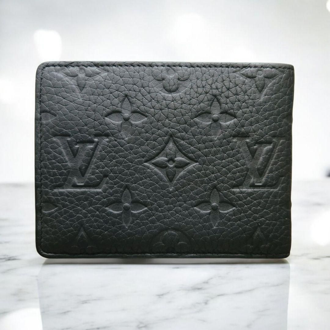 ヴィトン モノグラムシャドウ ポルトフォイユミュルティプル ノワール M 62901 最新IC対応