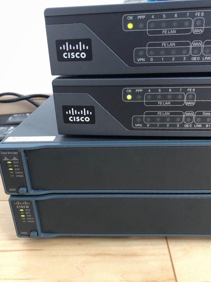 【CCNA、CCNP】4台セットCisco892J、Catalyst2960