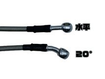 汎用 ステンレス メッシュ ブレーキホース ロングタイプ 2300mm バイク オートバイ 230cm 【T1609 - メルカリ