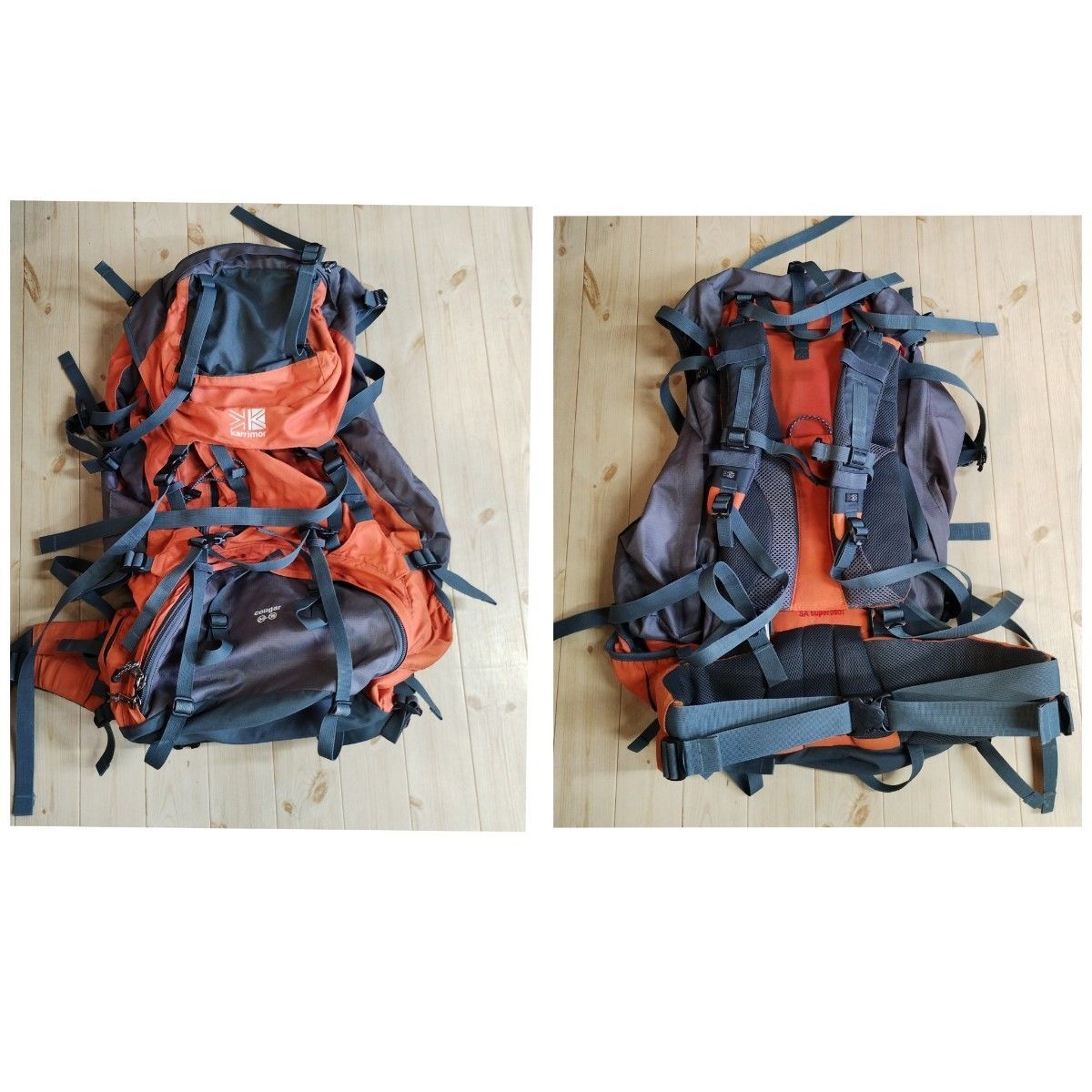 karrimor cougar50-75 カリマー クーガー バックパック 黒-