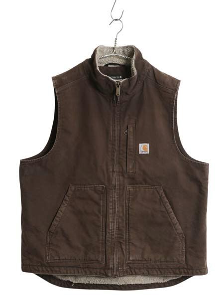 カーハート ボアベスト ダック生地 オールブラック V26 BLK - メルカリ