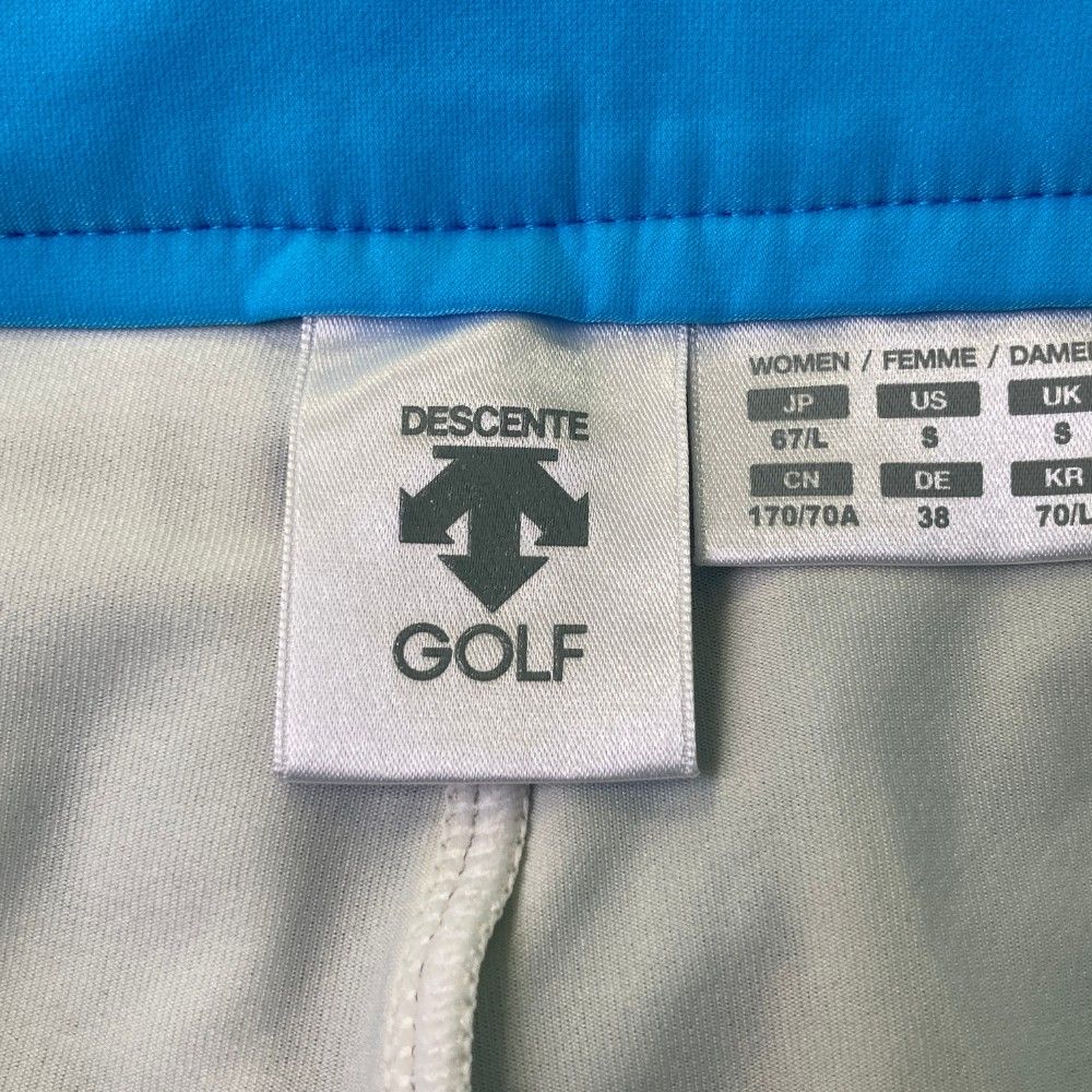 サイズ：L DESCENTE GOLF デサントゴルフ  インナー付 ストレッチスカート  ブルー系 [240101381653] ゴルフウェア レディース ストスト デサントゴルフ DESCENTE ゴルフ スカート（インナーパンツ付き