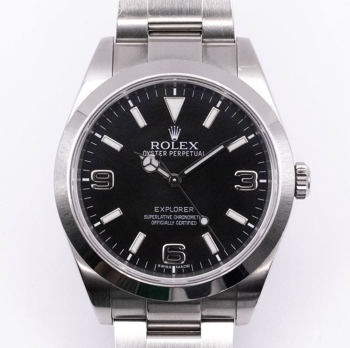 ロレックス ROLEX エクスプローラー1 黒文字盤 214270