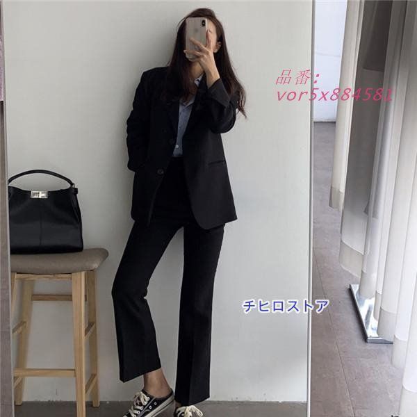 サイズ有XS S M L XL 2XL オフィス 3XL 2点セット 卒園式 ジャケット フォーマル パンツスーツ ビジネス 卒業式 レディース vor5x884581