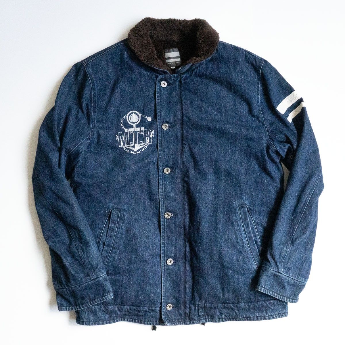 ✨希少美品✨　桃太郎ジーンズ　N-1ジャケット　デニムジャケット　インディゴ 美品/ビッグサイズ】桃太郎ジーンズ 【N-1 デニム デッキ