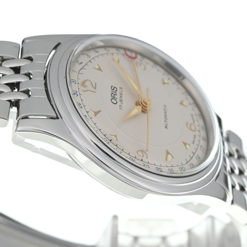 オリス oris 7403 ポインターデイト 裏スケ 自動巻き オリス oris 7403 ポインターデイト 裏スケ 自動巻き オリス ORIS