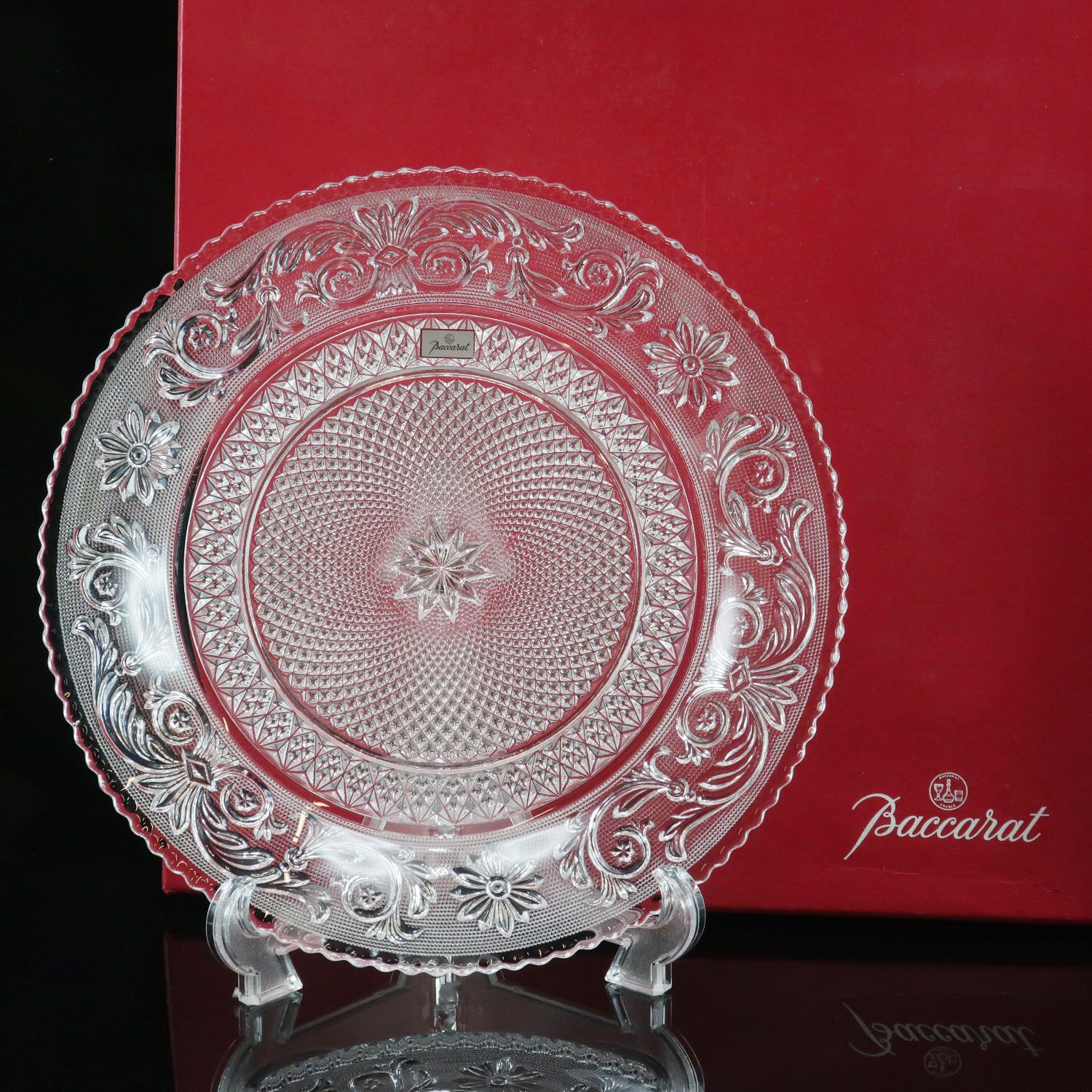 Baccarat アラベスク20cm未使用+mdscience.in